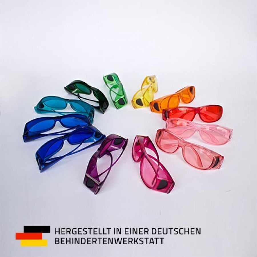 HAPPY Überzieh-Farbtherapiebrille im Set